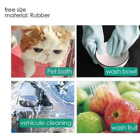 SILICONE WASHING GLOVES