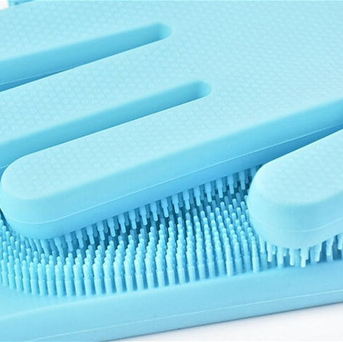 SILICONE WASHING GLOVES