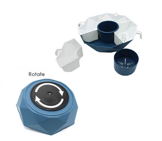 ROTATING FRUIT TRAY