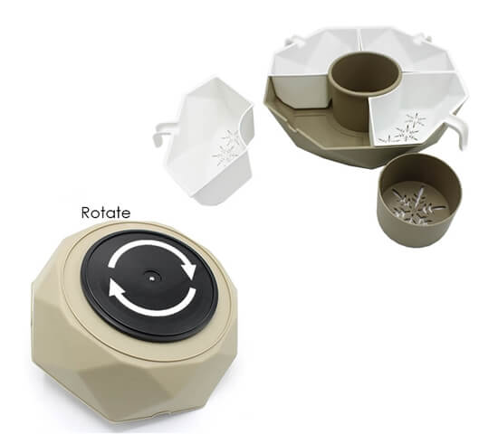 ROTATING FRUIT TRAY