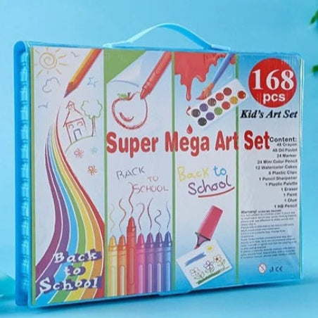 Art Coloring Set (168 Pcs)