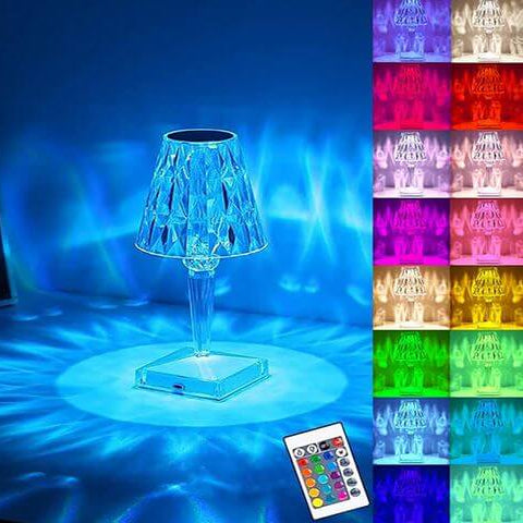 Crystal Diamond Table Lamp