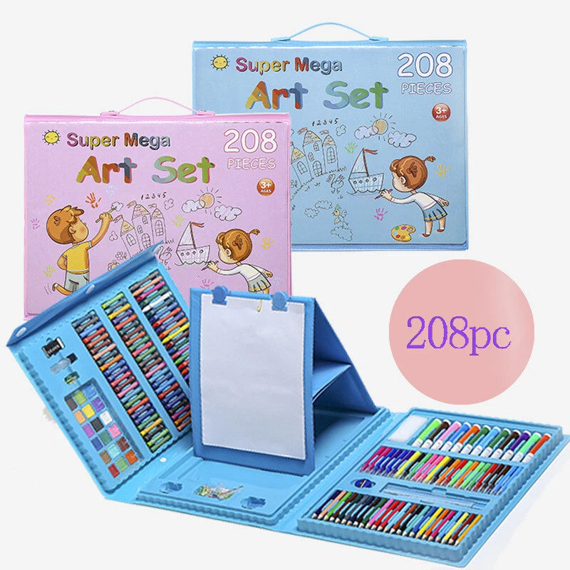 Art Coloring Set (208 Pcs)