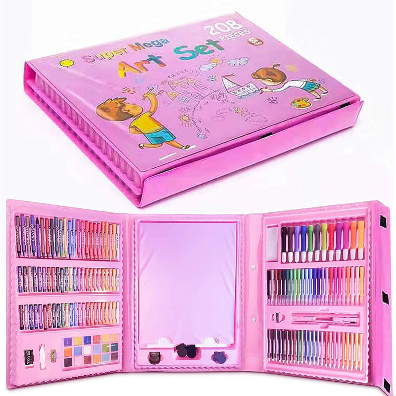 Art Coloring Set (208 Pcs)