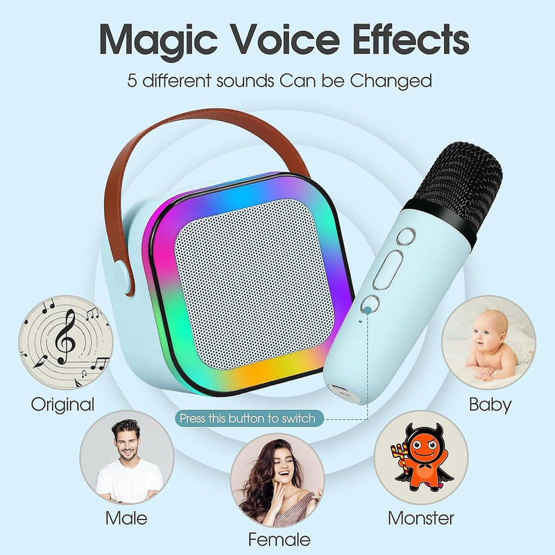 Karaoke Wireless Bluetooth Speaker with 2 microphones