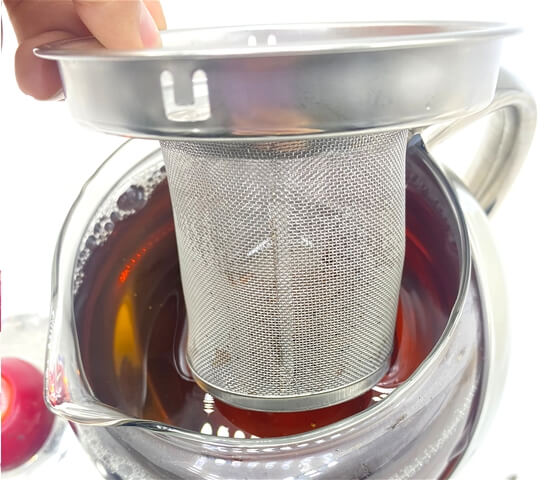 RELAX TEA MAKER GLASS STAINLESS STEEL 1100 ML